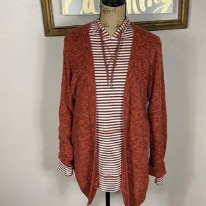 Maurice’s Rust XL Cardigan
